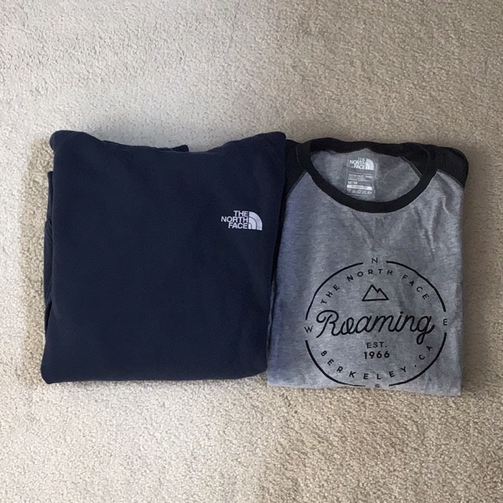 THE NORTH FACE WOMENS PULL OVER HOODIE and 3/4 TEE